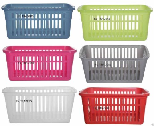 Set of 10 Plastic Handy Storage Basket School Office Kitchen Pharmacy Tidy Unit