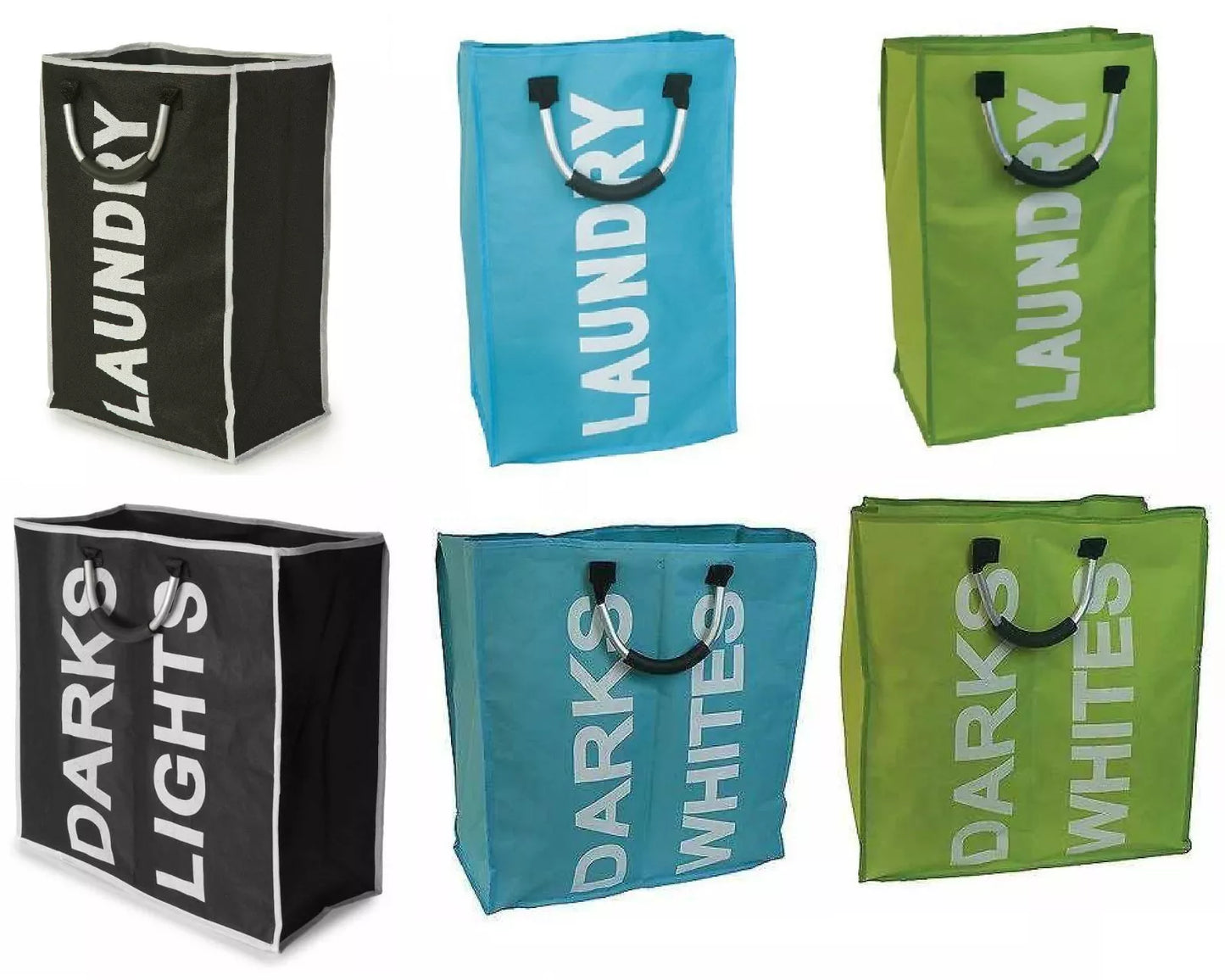 FOLDING LAUNDRY CLOTHES WASHING STORAGE HAMPER BIN BAG BASKET BATHROOM LINEN NEW