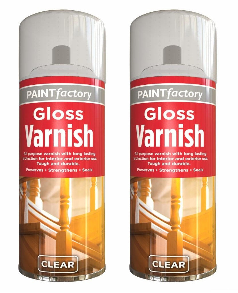 ALL PURNEW POS CLEAR GLOSS VARNISH SPRAY CAN INTERIOR EXTERIOR AEROSOL SPRAY VARNISH