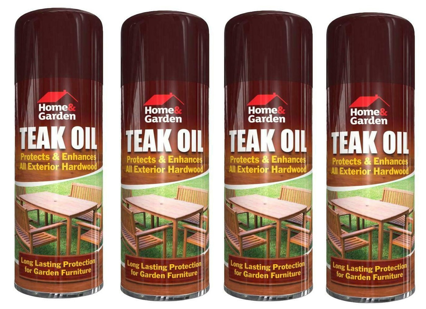 New Teak Oil Spray 400ml Home & Garden Furniture Hardwood Decking Protection Care UK