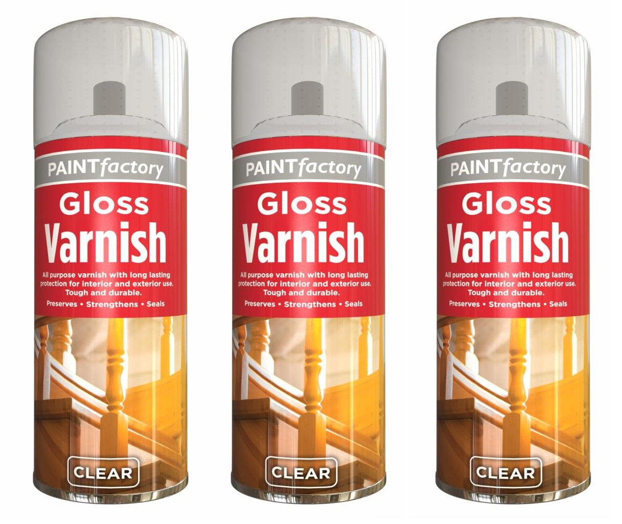 ALL PURNEW POS CLEAR GLOSS VARNISH SPRAY CAN INTERIOR EXTERIOR AEROSOL SPRAY VARNISH