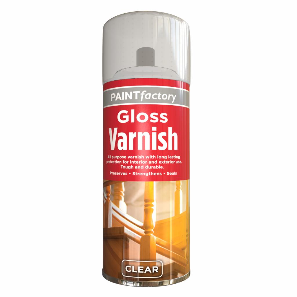 ALL PURNEW POS CLEAR GLOSS VARNISH SPRAY CAN INTERIOR EXTERIOR AEROSOL SPRAY VARNISH