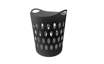 New 50L Large Flexible Laundry Basket Home Clothes Washing Tall Plastic Hamper Bin