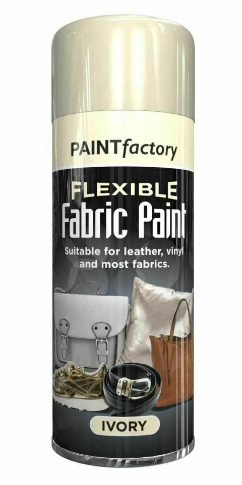 New Fabric Spray Paint Leather Vinyl Textile Clothes Flexible Fast Drying 200ML